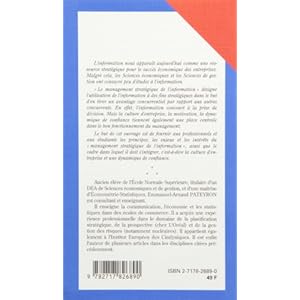 Le management stratégique de l'information