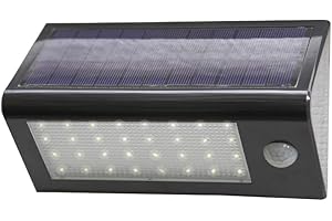 EASYLIFE LIFESTYLE SOLUTIONS Easylife Solar Outdoor Wall Light with Motion Sensor, Motion Light and Security Light for The Garden, Porch, Front and Back of House, L21cm x W12.5cm x D7.5cm