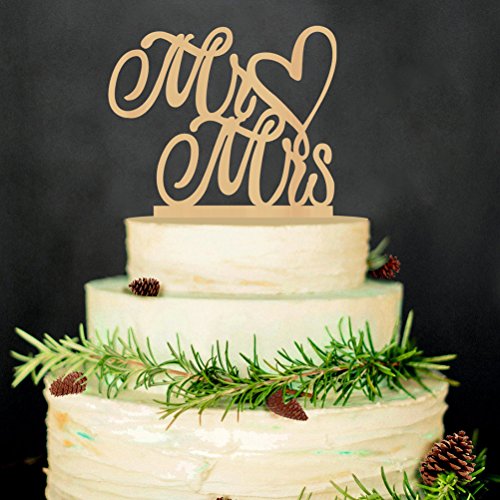 Pixnor Tortenverzierung Tortenstecker Hochzeitstorte Topper Kuchendeckel für Verlobung Party Aniversary Kuchen Dekorationen - 2