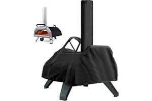 PEESHON Housse de Four à Pizza pour Ooni Karu 12,Housse de Protection Imperméable en Tissu Oxford 420d, Accessoires pour Four à Pizza Extérieur