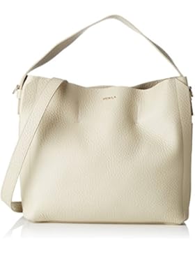 Furla Damen Capriccio Medium Hobo Schultertasche, Beige (Creta c), 13x30x31 cm