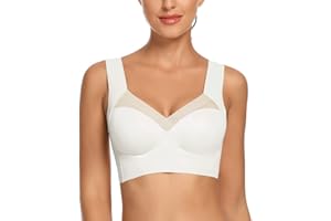 WOWENY Seamless Bras for Women Wireless Plus Size Sleep Bras Padded Thin Soft Comfy Sports Yoga Bra eveday bras