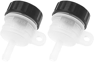 EMSea 2PCS Motorcycle Rear Brake Master Cylinder Oil Cup Compatible with SRX600 1986 Foot Rear Fluid Bottle Oil Reservoir Motorbike Accessories