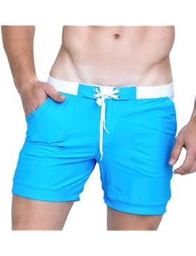Taddlee Männliche Badebekleidung fester basischer länger Schwimmboxer Board Unterhose Badebekleidungen