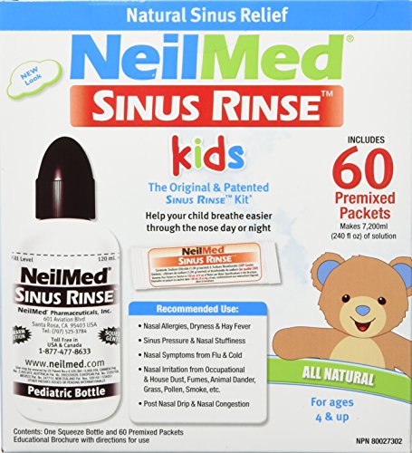 Neilmed sinusrinse pediátrico kit para senos & alergia alivio