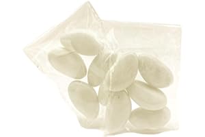 Doni Bomboniere 40 Bustine Confetti Maxtris Imbustati E Sigillati a 5 alla Mandorla Bianchi per Matrimonio Nascita Compleanno Anniversario 25 50 Laurea Segnaposto Confettate Incartati