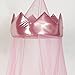 Ideal Textiles, Pink Princess Crown Bedroom Bed Canopy, Girls Bedroom Makeover, 30cmx230cm by Ideal Textiles