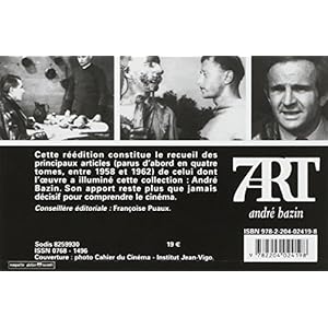Qu'est-ce que le cinéma ? Livre en Ligne - Telecharger Ebook