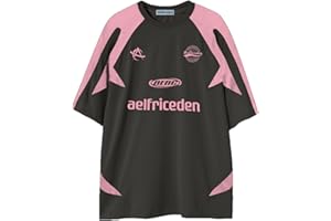 Aelfric Eden Męska koszulka oversized damska Y2K Baggy Lato Vintage Raglanowa Heavy Tee Casual z nadrukiem