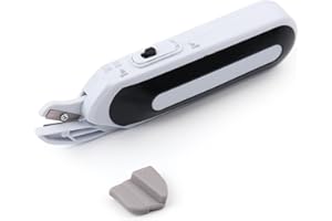 HKC Tijeras Eléctricas Inalámbricas, Tijeras Para Tela de Energía Eléctrica Portátiles, Cortador De Tela con Bloqueo De Seguridad para Cortar Tela, Cuero, Papel, Fieltro, Alfombras, Lona