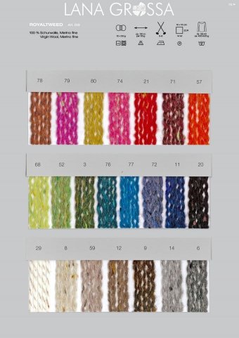 LANA GROSSA ROYAL TWEED, 52 – Hellgrün meliert - 2