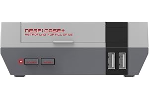 RETROFLAG NESPi - Carcasa Retro NES para Raspberry PI 3B+ / 3B / 2B, Gris
