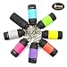 Produktbild Ucec, 8 Stück Mini-USB-Taschenlampen, wiederaufladbar, farbige LED-Taschenlampen mit Schlüsselanhänger