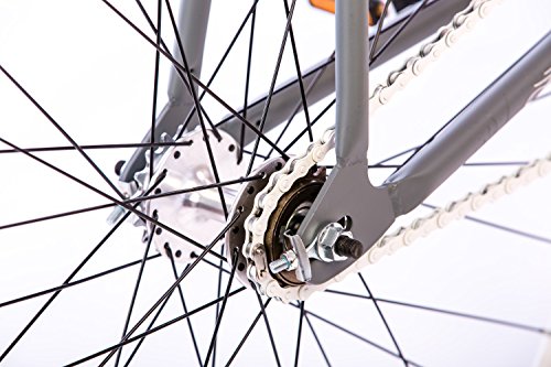 Leader FF1 28 Zoll Singlespeed/Fixie Grau Matt (2017) - 3