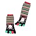 Produktbild ODJOY-FAN Weihnachten Fünf Finger Socken, Weihnachten 3D Drucken Kurz Socken Unisex Socken Gedruckt Mehrfarbig Zehe Socken Baumwolle Komisch Socken Casual Socks (C,1 PC)