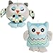 Musical Mobile OWL for Baby Cot (0+) (BLUE)