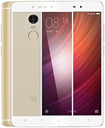 Full Screen-Xiaomi Redmi Note 4X 5.5" Smartphone Glass Screen Protector(White)-1 Piece
