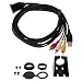 Produktbild non-brand MagiDeal 3RCA Auto USB2.0 Verlängerung Panel Bündig Montieren Kabel Armaturenbrett Kit - wie beschrieben 2 Meter