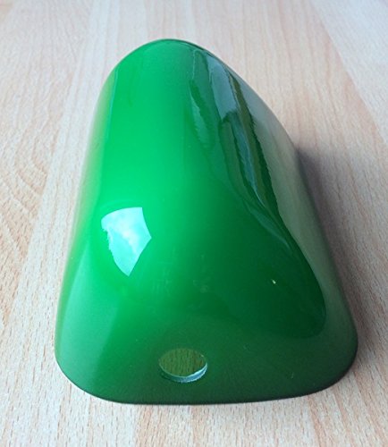 Lampenglas für Banker Lampe 15 cm, Ersatzschirm , Bankers-Glas ,Schirm ,Glas ,Glasschirm , Lampenschirm ,Ersatzglas für Bauhaus Stil ,Landhaus Tischlampe Leuchte in grün - 6