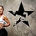 Produktbild zaosan Gym Sticker Star Fitness Aufkleber Bodybuilding Poster Vinyl Wandtattoos Aufkleber Wandtafel Dekor Wandbild Gym Sticker 58x61cm