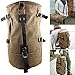 Produktbild OUTAD Canvas Rucksäcke Wanderrucksäcke Trekkingrucksäcke Herren für Schule, Reisen, Wandern, Multifunktional Jahrgang Rucksack Braun