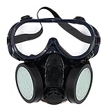 mascarilla con filtro 3m precio Doble Cartuchos de mascarilla para el trabajo con polvo o partículas por ejemplo lijado trabajo, el procesamiento de la madera, minería etc