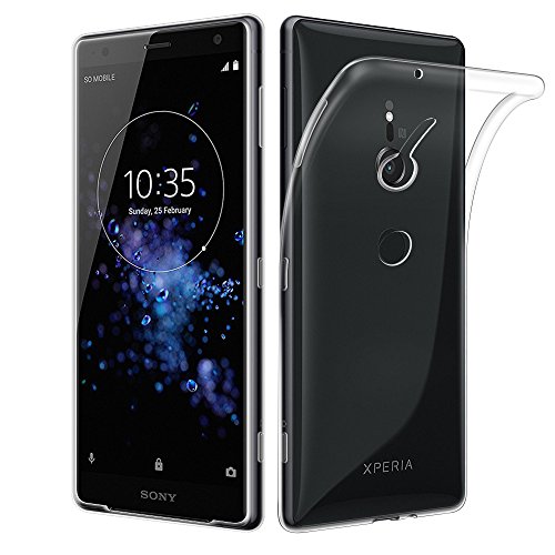 Sony Xperia XZ2 Case, Ultra Slim Soft TPU Protective Cover [Shock Absorption, Anti Slip, Scratch Resistant] Premium Flexible TPU Silicone Case Cover for Sony XZ2