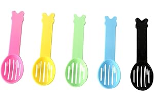 Hohopeti 5pcs Hamster Sand Shovel Body Set Set Cleaning Tool Hamster Sandbox Scoop Hamster Litter Scooper Dog Poop Scooper for Dogs Pet Random Color