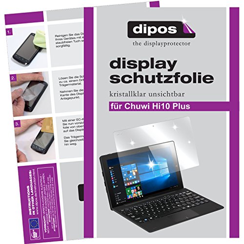 Chuwi Hi10 Plus Schutzfolie - 2x dipos Displayschutzfolie Folie klar