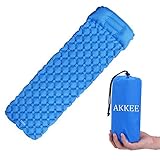 ✅ CALIDAD Y DURABILIDAD PREMIUM: la tela ultraligera Ripstop 20D + 20D de Nylon y el revestimiento extruido de TPU le ofrecen un colchón inflable resistente al agua, a prueba de humedad y resistente a las rasgaduras.