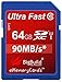 Produktbild 64GB Ultra schnelle 90MB/s Speicherkarte für Canon LEGRIA HF R806 camcorder | Klasse 10 SD SDHC | BigBuild Technology