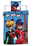 Miraculous Ladybug Funda de edredón + Llavero Juego Ladybug