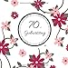 Produktbild 70. Geburtstag: Gästebuch zum Selbstgestalten und Eintragen von Glückwünschen | Format 21,5 x 21,5 cm | Motiv: Floral pink