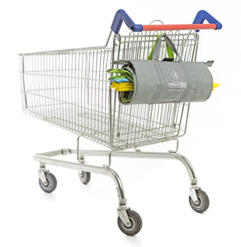 confronta il prezzo Trolley Bags - 4 Buste Per Carrello della Spesa, Vari Colori miglior prezzo
