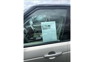 Forecourt Direct A4 Car Sales Specification Sheet Holders - Pack of 10, UV-Resistant Clear Display Pockets for Vehicle Information