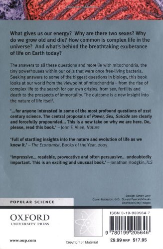 Livres Couvertures de Power, Sex, Suicide: Mitochondria and the meaning of life