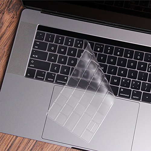 Colel Premium Ultra Dünn Transparent Tastatur Schutzfolie Cover Haut für Apple Macbook Pro 13 Inch A1706 With Touch Bar (US-Layout) - 4