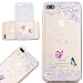 Produktbild iPhone 7 Plus Hülle Vintage VertTek Weiß Silikon Case Schmetterlinge Blumen Design Muster Edui Flexible Weiche TPU Gel Dünne Transparent Schalen Extrem Kratzer-Beweis Handyhülle Soft Back Protective Case