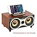Produktbild Chunyang Bluetooth 2.1 Vintage-Holz-Musik-Player-Lautsprecher Drahtlose bewegliche nachladbare Soundbox FM Radio