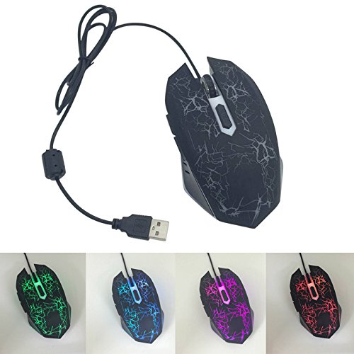 Preisvergleich Produktbild Gaming-Maus (kabelgebunden, 6 Tasten, optisch einstellbar, 2400 dpi)