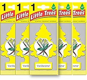 Little Trees Car Air Freshener Vanillaroma -5 Pieces