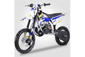 T-MOTO.IT #1 OFF ROAD LEADER T-MOTO MiciCross MXT Replica Morini 50cc, Mini moto da cross bambini e ragazzi 14/12, Motocross Ragazzi 2 Tempi (Blu)