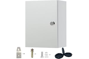 Simmpatuu Caja Conexiones Electricas,para Interior Iluminación Cable de Conexión Eléctrica, Caja de Distribución Eléctrica Montada en la pared Impermeable al Aire Libre,400x300x160MM