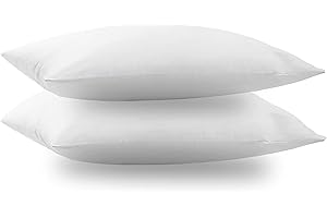 Meishida Relleno de Cojín 35 x 55 cm, 2 Unidades, Almohada Fibra Hueca para Sofá y Cama, Cojines Hipoalergénica y Transpirable