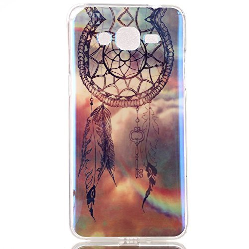 Samidy Case, [Colorful Dream Catcher Design] [Blue Light] Protective TPU Gel Case for Samsung Galaxy Grand Prime G530h G5308 (Dream-catcher)
