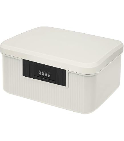 Abschließbare Aufbewahrungsbox Aartner Aartner Abschließbare Box – Kühlschrank Safe, Büroschrank, Handygefängnis – Grau, M (26x21,6x12,6 Cm), 9 Liter, Mit Zahlenkombinationsschloss, Herausnehmbare Fächer – Für Medikamente, Wertsachen