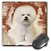 Produktbild 3drose LLC 20,3 x 20,3 x 0,6 cm Bichon Frisé Mauspad (MP _ 4407 _ 1)