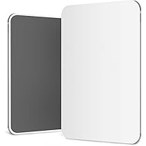 Mavoro Miroir magnétique de casier 17,5 x 22,5 cm | Acrylique – Incassable | Élégant sans cadre | Sécurité sans verre | Convient pour casiers scolaires, réfrigérateurs, accessoires de casier, armoires
