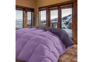 ENERGY COLORS TEXTIL - HOGAR - Moscow - Edredón / Relleno Nórdico Reversible Máxima Calidad Transpirable 350 gr/m2 Microfibra Alta Densidad Invierno/Otoño (Malva - Morado, Cama 135 y 150 (240 x 260 cm))