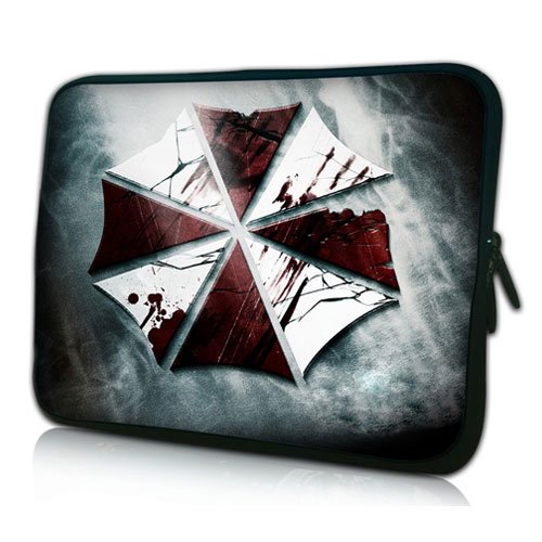 PEDEA Design Schutzhülle Notebook Tasche bis 17,3 Zoll (43,9cm) mit Mauspad und schnurloser Maus, Umbrella - 2
